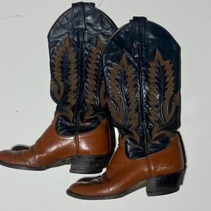 Vintage 1982 larry mahan brown boots
